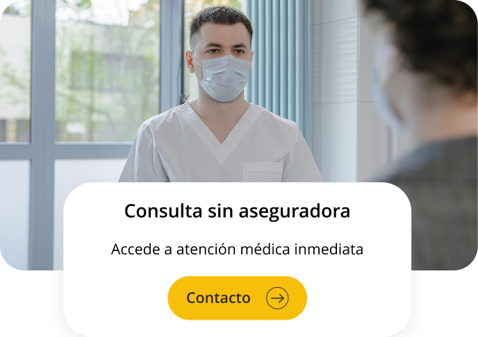 Consulta sin aseguradora — atención médica inmediata