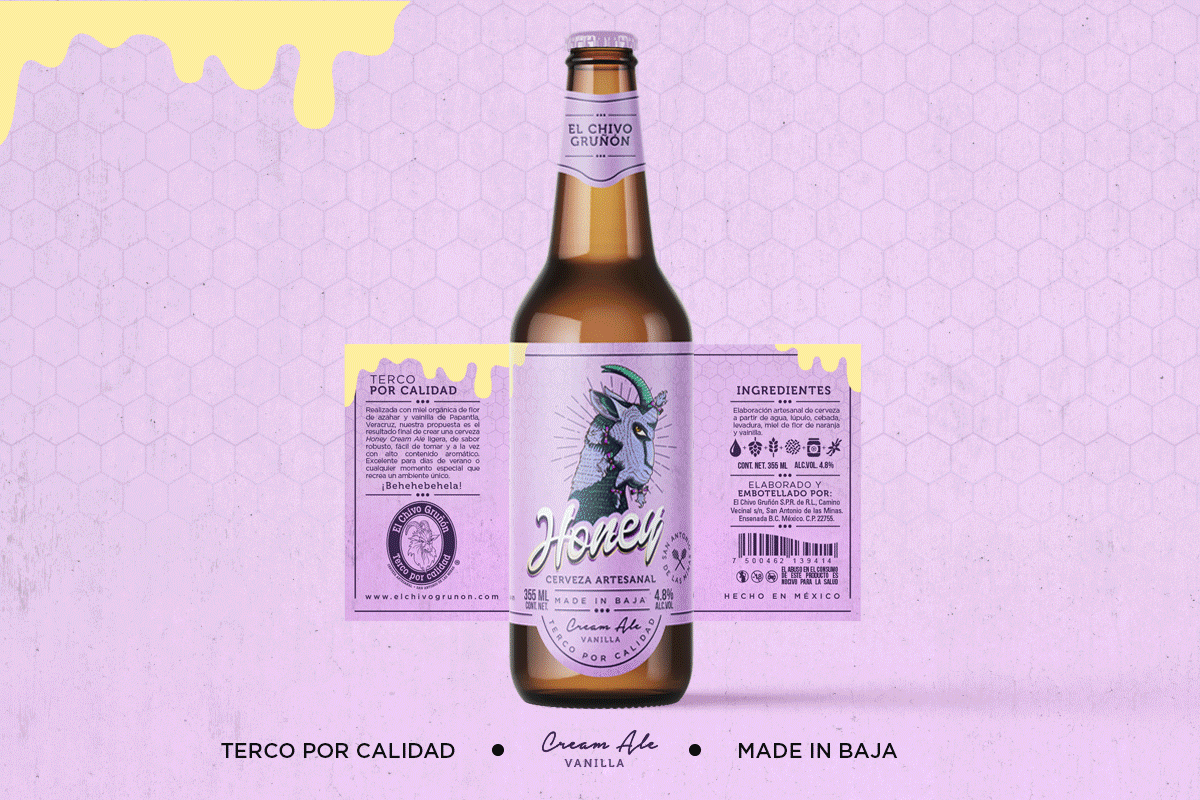 Animación del packaging de Chivo Gruñón