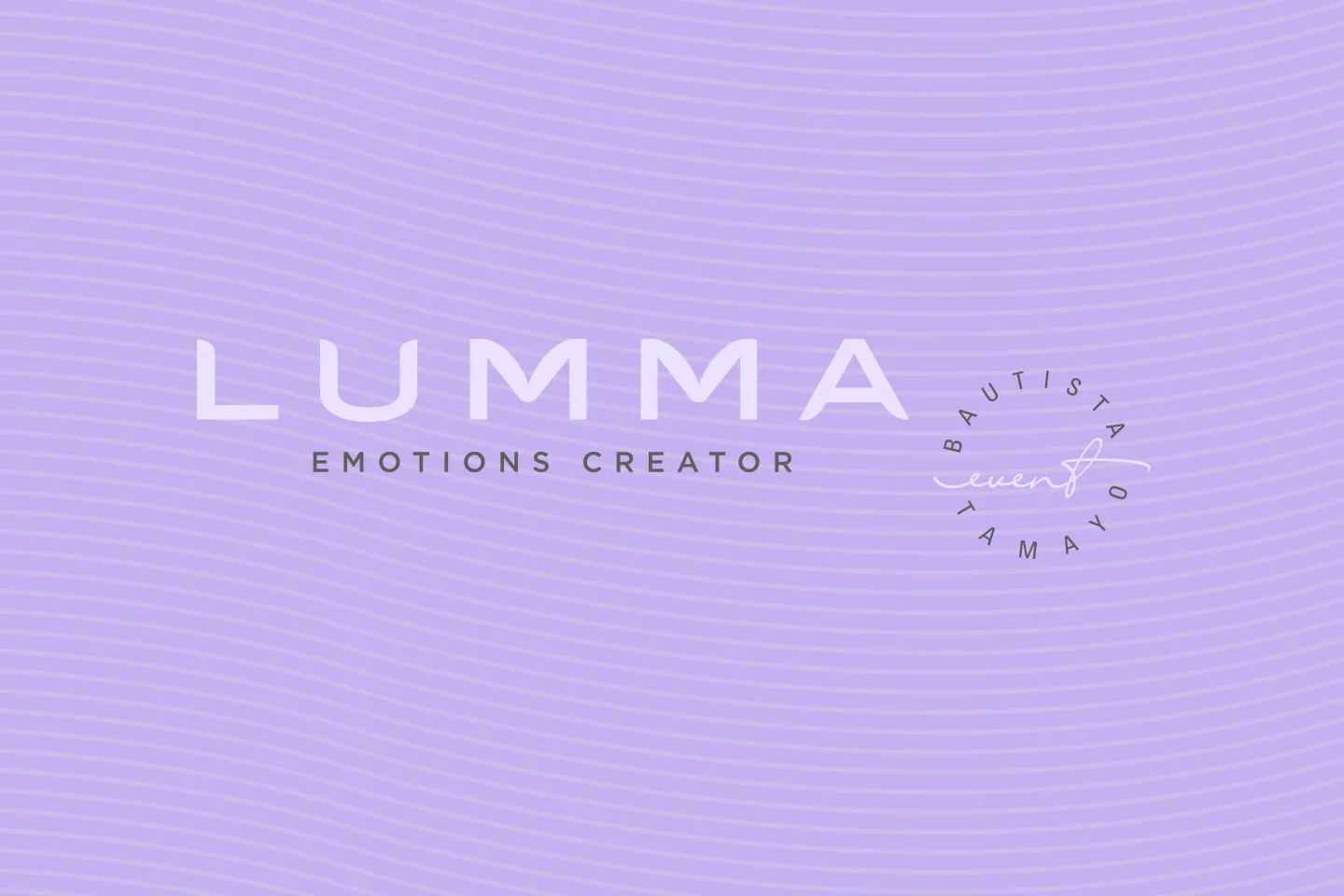 Proyecto LUMMA — branding y UI de eventos premium